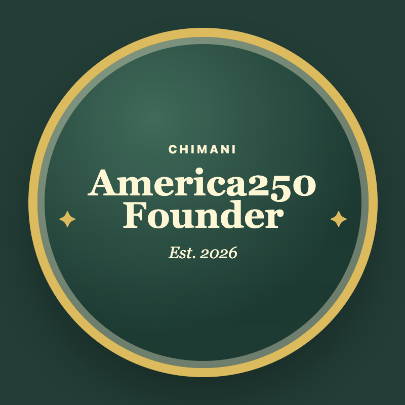 Chimani America250 Founder badge